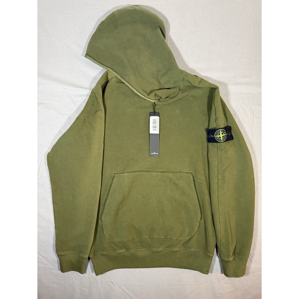 NWT Stone Island Olive Green Hoodie Men's Size Small (Please See Photos)